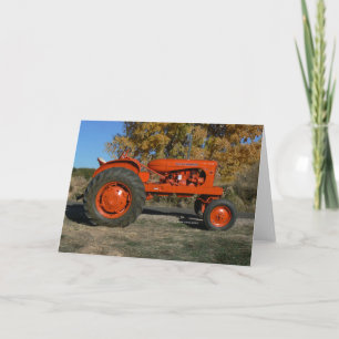 Allis Chalmers WD45 1955 Traktor Grußkarten Karte