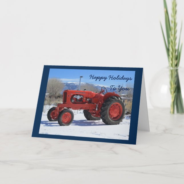 Allis Chalmers WD45 carte de voeux de 1955 (Devant)
