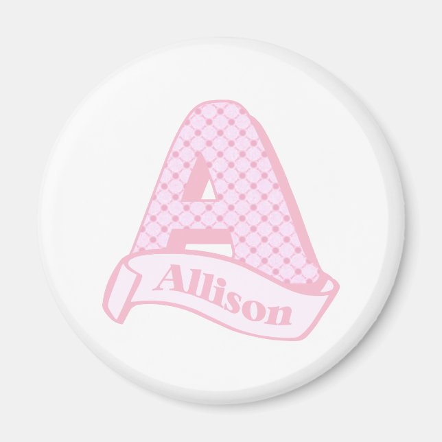 Allison Monogram Magnet (Vorne)