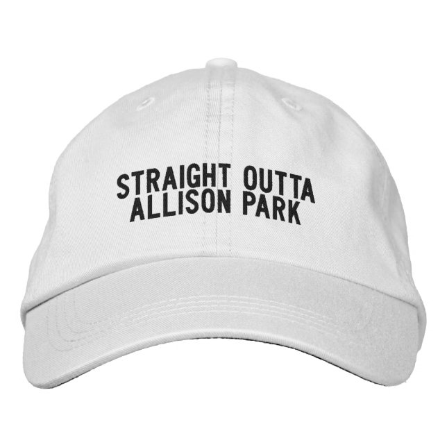 ALLISON PARK Pennsylvania Hat Bestickte Baseballkappe (Vorderseite)