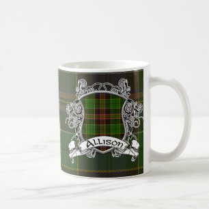 Allisontartan-Schild Kaffeetasse