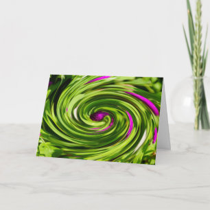 Allium Abstrakt Card Karte