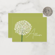 Allium-Blumen Botanische Kunst | Elegante Flora
