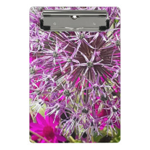 Allium & Summer Blume Mini Klemmbrett