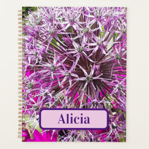 Allium & Summer Blume Personalisiert Planer