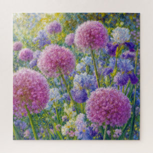Allium und Iris Sommergarten