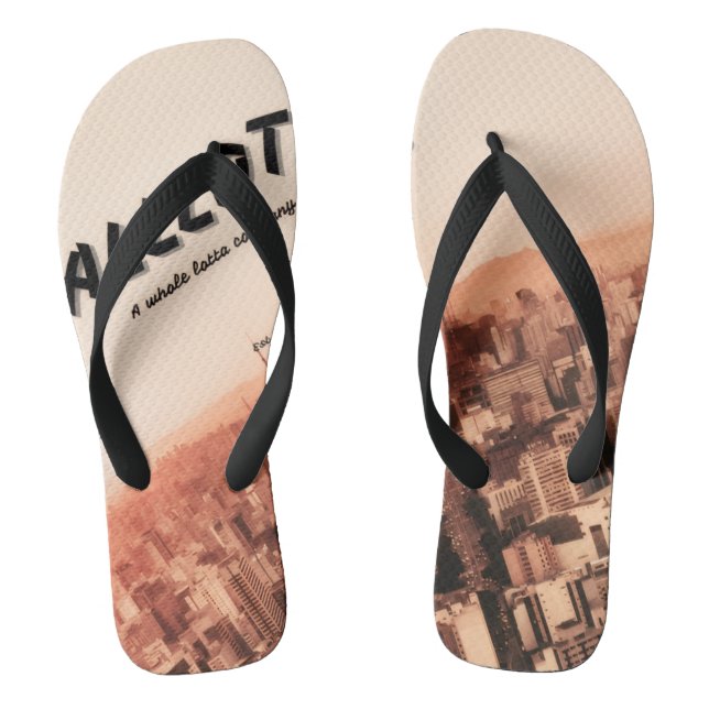 Alllot skyline sandals flip flops (Fußbett)