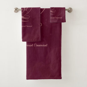 Allmächtig (Liebe Letter Collection) Badhandtuch Set
