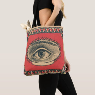 Allmächtige Augenbrauen der Weisheit drucken Tasche