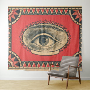 allmächtiges Auge der Weisheit Wandteppich