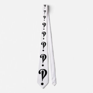 Allmählich wachsende Interrobang Krawatte