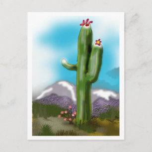 Allone Saguaro Postkarte