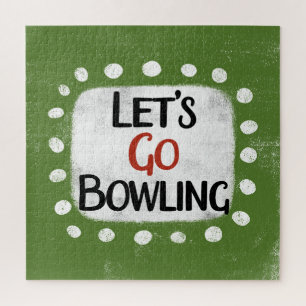 Allons au Bowling Jigsaw Puzzle