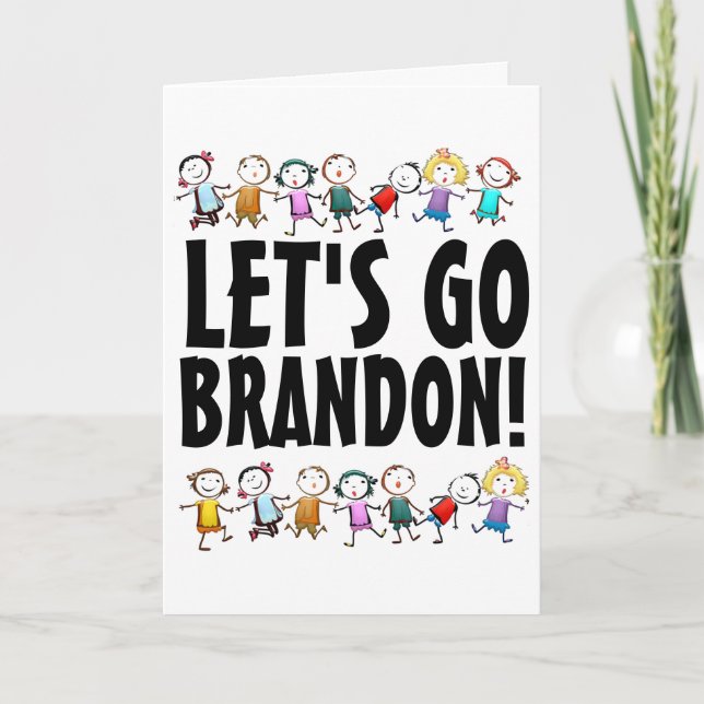 ALLONS BRANDON ! CARTES D'ANNIVERSAIRE AMUSANTES (Devant)