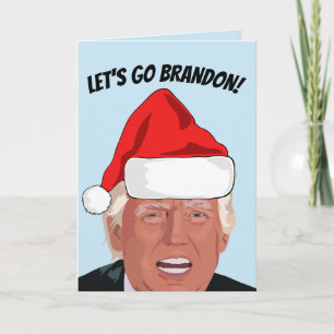 ALLONS BRANDON ! CARTES TRUMP NOËL