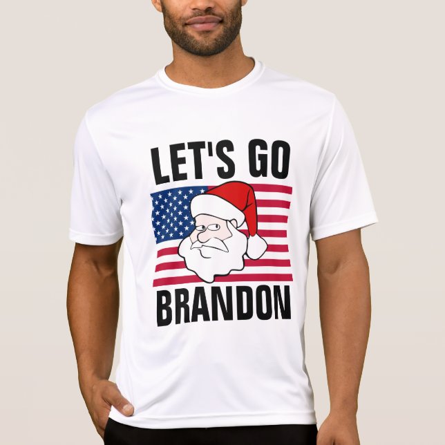 ALLONS BRANDON SANTA CLAUS T-Shirts (Devant)