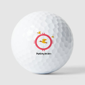 Allons chasser les birdies ! Balle de golf pour la