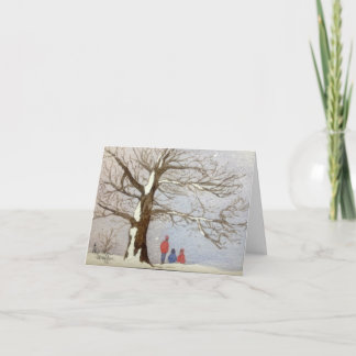 Allons dormer la carte de Noël