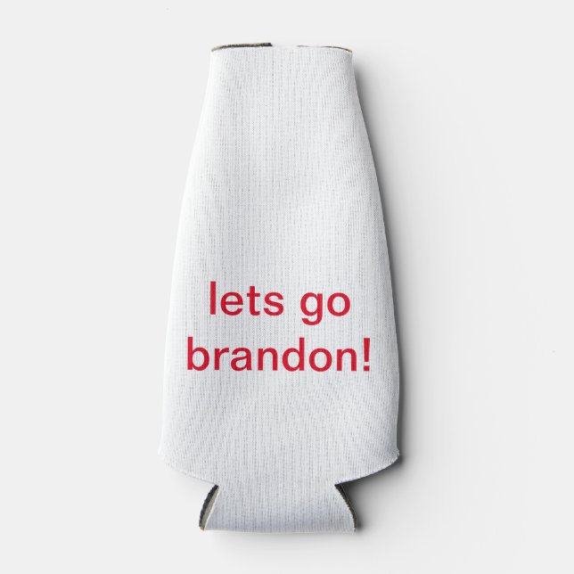 Allons le glacière de bouteille Brandon (Devant)