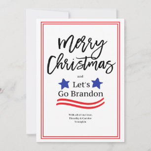 Allons voir la carte de Noël Brandon