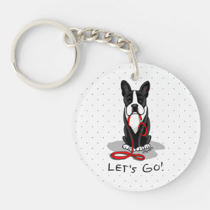 Allons-y ! Boston Terrier (noir) Drôle chien