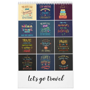 Allons-y Calendrier de voyage