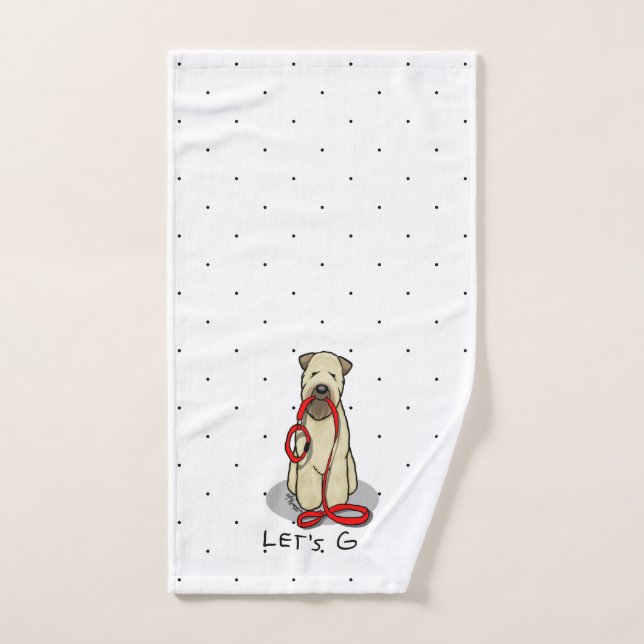 Allons-y ! Marche à pied à Terrier Chien (1b2) (Serviette à main)