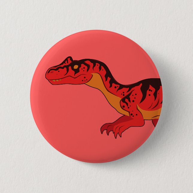 Allosaurus Button (Vorderseite)