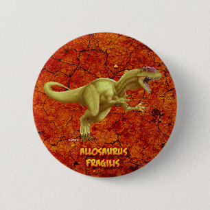 Allosaurus Button