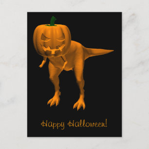 Allosaurus halloweenis postkarte