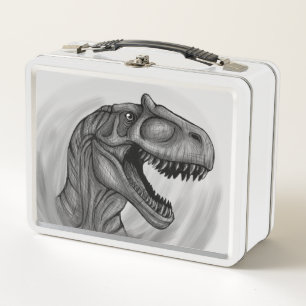 Allosaurus Sketch Metall Brotdose