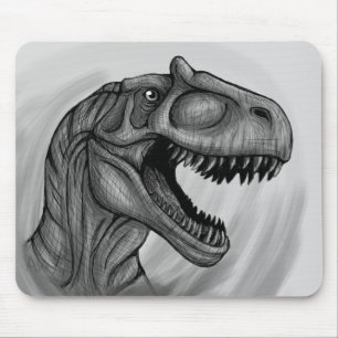 Allosaurus Sketch Mousepad