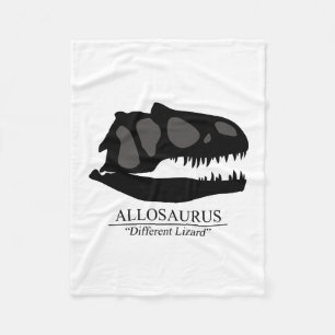 Allosaurus Skull Fleecedecke