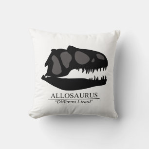 Allosaurus Skull Kissen