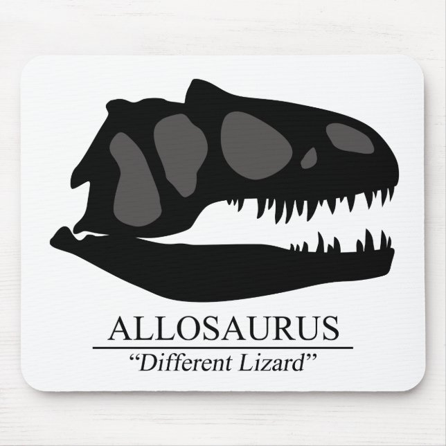 Allosaurus Skull Mousepad (Vorne)