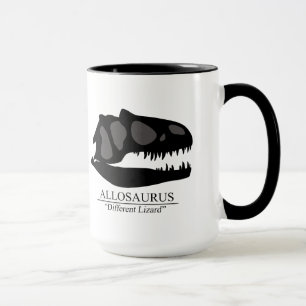 Allosaurus Skull Tasse