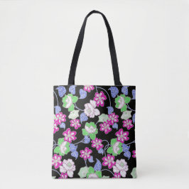 Allover-Blume Tasche