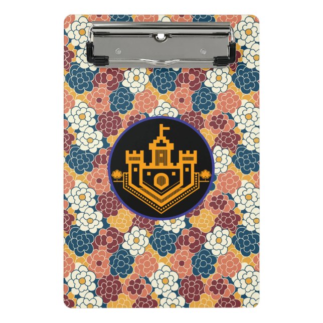 allover flower design mini klemmbrett (Vorderseite)