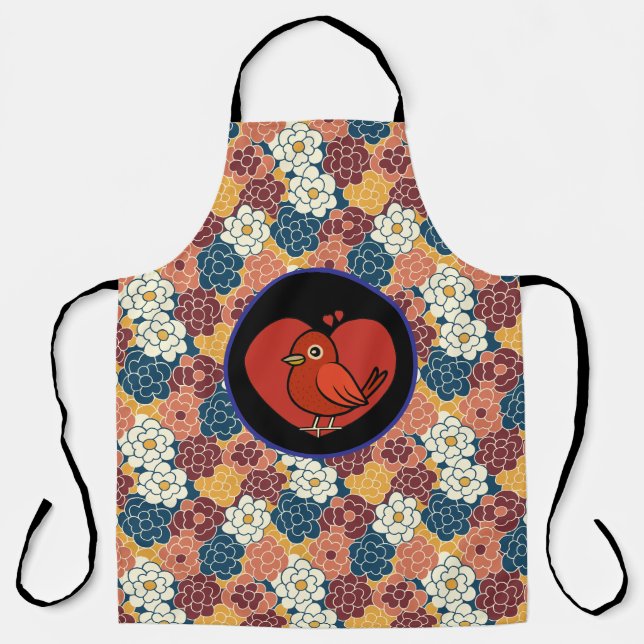 allover flower design schürze (Vorderseite)