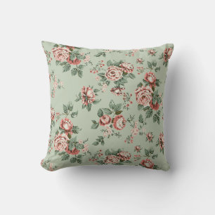 Allover multi motif flowers ornament Seamless patt Kissen