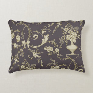 Allover Multimotif-Blume-Ornament Nahtloses Stück Dekokissen