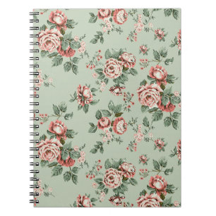 Allover Multimotif-Blume-Ornament Nahtloses Stück Notizblock