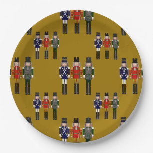 Allover Nutcracker, Gold-Paper Party-Teller Pappteller