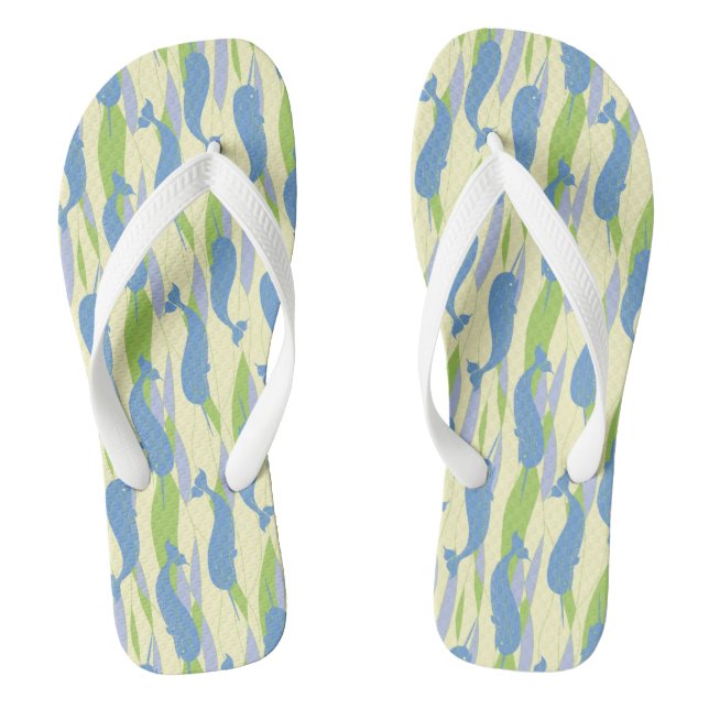 Allover Print Flip Flops (Fußbett)