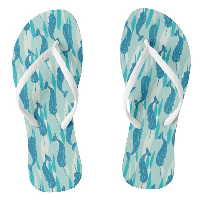 Allover Print Flip Flops (Fußbett)
