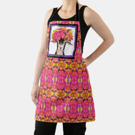 Allover Print Schürze Posey die Ziege