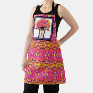 Allover Print Schürze Posey die Ziege