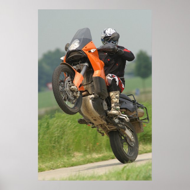 Allroad Wheelie Poster (Vorne)
