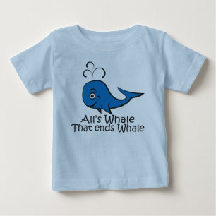 All's Whale qui met fin à la baleine - T-shirt drô