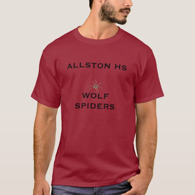 ALLSTON HS WOLF-SPINNEN - besonders angefertigt T-Shirt (Vorderseite)